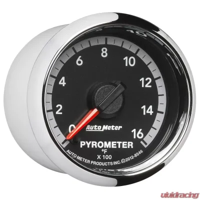 AutoMeter GAUGE; PYRO. (EGT); 2 1/16in.; 1600deg.F; STEPPER MOTOR; RAM GEN 4 FACT. MATCH Ram - 8546