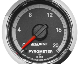 AutoMeter GAUGE; PYRO. (EGT); 2 1/16in.; 2000deg.F; STEPPER MOTOR; RAM GEN 4 FACT. MATCH Ram