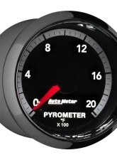 AutoMeter GAUGE; PYRO. (EGT); 2 1/16in.; 2000deg.F; STEPPER MOTOR; RAM GEN 4 FACT. MATCH Ram                                     - 8547 - Image 6