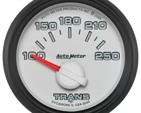 AutoMeter GAUGE; TRANS. TEMP; 2 1/16in.; 100-250deg.F; ELECTRIC; RAM GEN 3 FACTORY MATCH Dodge 2003-2009