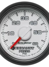AutoMeter GAUGE; EXHAUST PRESS.; 2 1/16in.; 60PSI; STEPPER MOTOR; RAM GEN 3 FACTORY MATCH Dodge 2003-2009                                     - 8592 - Image 6