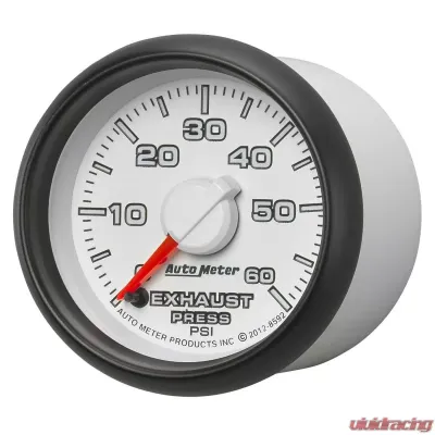 AutoMeter GAUGE; EXHAUST PRESS.; 2 1/16in.; 60PSI; STEPPER MOTOR; RAM GEN 3 FACTORY MATCH Dodge 2003-2009 - 8592