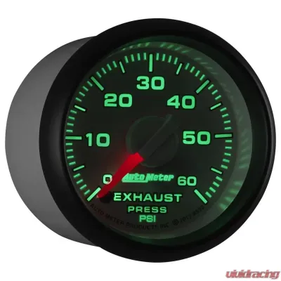 AutoMeter GAUGE; EXHAUST PRESS.; 2 1/16in.; 60PSI; STEPPER MOTOR; RAM GEN 3 FACTORY MATCH Dodge 2003-2009 - 8592