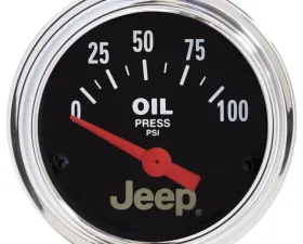 AutoMeter GAUGE; OIL PRESS; 2 1/16in.; 100PSI; ELEC; JEEP