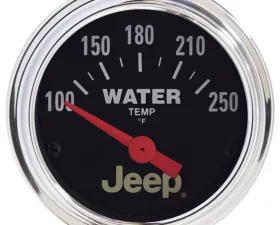 AutoMeter GAUGE; WATER TEMP; 2 1/16in.; 250deg.F; ELEC; JEEP