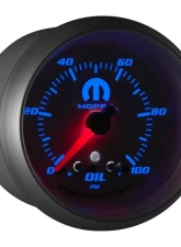 AutoMeter GAUGE; OIL PRESS; 2 5/8in.; 100PSI; STEPPER MOTOR W/PEAK/WARN; WHITE; MOPAR                                     - 880249 - Image 6