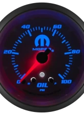 AutoMeter GAUGE; OIL PRESS; 2 5/8in.; 100PSI; STEPPER MOTOR W/PEAK/WARN; WHITE; MOPAR                                     - 880249 - Image 4