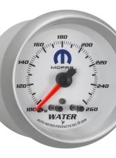 AutoMeter GAUGE; WATER TEMP; 2 5/8in.; 260deg.F; STEPPER MOTOR W/PEAK/WARN; WHITE; MOPAR                                     - 880250 - Image 5
