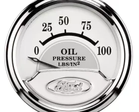 AutoMeter GAUGE; OIL PRESS; 2 1/16in.; 100PSI; ELEC; FORD MASTERPIECE