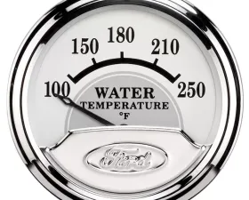AutoMeter GAUGE; WATER TEMP; 2 1/16in.; 100-250deg.F; ELECTRIC; FORD MASTERPIECE