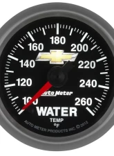 AutoMeter GAUGE; WATER TEMP; 2 1/16in.; 100-260deg.F; DIGITAL STEPPER MOTOR; CHEVY GOLD BO                                     - 880446 - Image 4