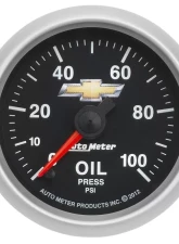 AutoMeter GAUGE; OIL PRESS; 2 1/16in.; 100PSI; DIGITAL STEPPER MOTOR; CHEVY GOLD BOWTIE                                     - 880447 - Image 6