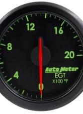 AutoMeter 2-1/16in. E.G.T; 0-2000`F; AIRDRIVE; BLACK                                     - 9145-T - Image 6