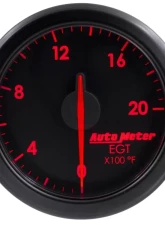 AutoMeter 2-1/16in. E.G.T; 0-2000`F; AIRDRIVE; BLACK                                     - 9145-T - Image 3