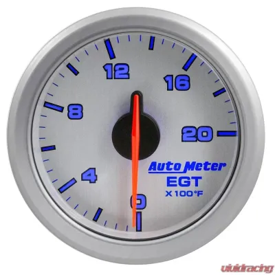 AutoMeter 2-1/16in. E.G.T; 0-2000`F; AIRDRIVE; SILVER - 9145-UL