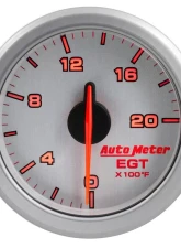 AutoMeter 2-1/16in. E.G.T; 0-2000`F; AIRDRIVE; SILVER                                     - 9145-UL - Image 2