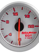 AutoMeter 2-1/16in. E.G.T; 0-2000`F; AIRDRIVE; SILVER                                     - 9145-UL - Image 7