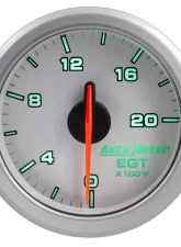 AutoMeter 2-1/16in. E.G.T; 0-2000`F; AIRDRIVE; SILVER                                     - 9145-UL - Image 3