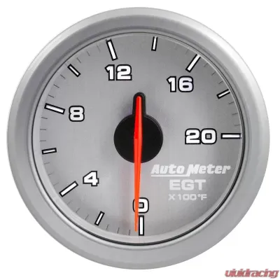 AutoMeter 2-1/16in. E.G.T; 0-2000`F; AIRDRIVE; SILVER - 9145-UL