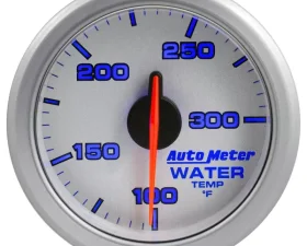 AutoMeter 2-1/16in. WATER TEMP; 100-300`F; AIRDRIVE; SILVER