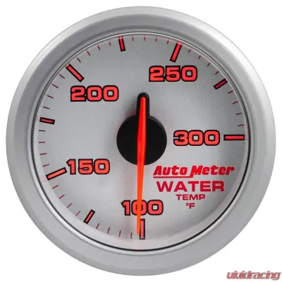 AutoMeter 2-1/16in. WATER TEMP; 100-300`F; AIRDRIVE; SILVER - 9154-UL