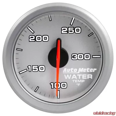 AutoMeter 2-1/16in. WATER TEMP; 100-300`F; AIRDRIVE; SILVER - 9154-UL