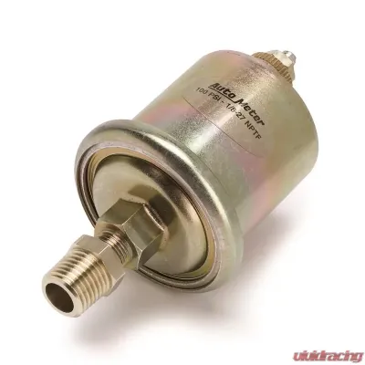 AutoMeter SENSOR; OIL PRESSURE; 0-100PSI; 1/8in. NPT MALE; FOR SHORT SWEEP ELEC. - 990342