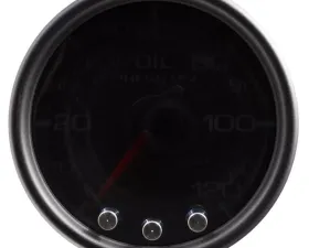 AutoMeter GAUGE; OIL PRESS; 2 1/16in.; 120PSI; STEPPER MOTOR W/PK/WRN; BLK/SMKE/BLK; SPEK