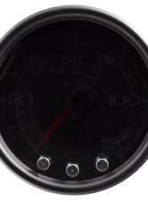 AutoMeter GAUGE; OIL PRESS; 2 1/16in.; 120PSI; STEPPER MOTOR W/PK/WRN; BLK/SMKE/BLK; SPEK                                     - P32552 - Image 3