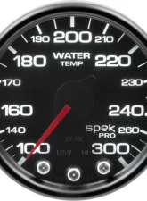 AutoMeter GAUGE; WATER TEMP; 2 1/16in.; 300deg.F; STEPPER MOTOR W/PK/WARN; BLK/SMKE/BLK; S                                     - P34652 - Image 2
