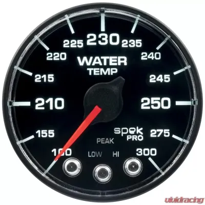 AutoMeter 2-1/16in. WATER TEMP; 100-300`F; BFB; ECU; SPEK NL - P546328-N1
