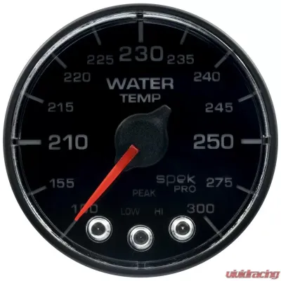 AutoMeter 2-1/16in. WATER TEMP; 100-300`F; BFB; ECU; SPEK NL - P546328-N3