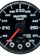 AutoMeter 2-1/16in. WATER TEMP; 100-300`F; BFB; ECU; SPEK NL                                     - P546328-N3 - Image 2