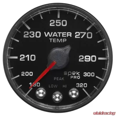 AutoMeter 2-1/16in. WATER TEMP; 180-320`F; BFB; ECU; SPEK NL - P552328-N1