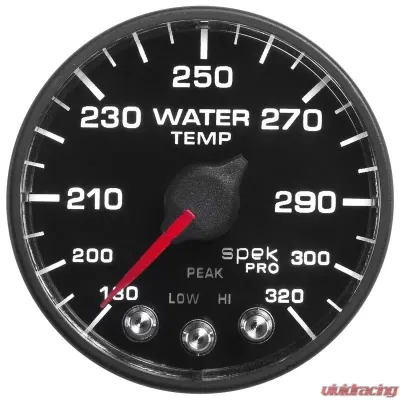 AutoMeter 2-1/16in. WATER TEMP; 180-320`F; BFB; ECU; SPEK NL - P552328-N1