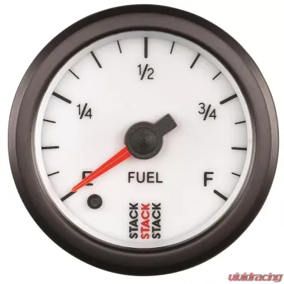 AutoMeter Gauge FLevel ProStpr 52mm Wht 280ohm Prgrm - ST3365