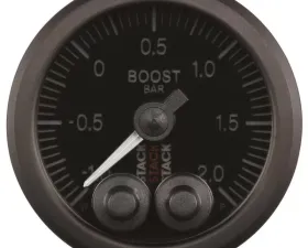 AutoMeter Gauge Boost Pro-Cntrl 52mm Blk-1 to+2 Bar