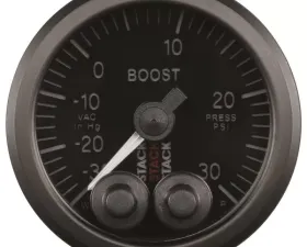 AutoMeter Gauge Boost Pro-Cntrl 52mm Blk-30inHg-30psi