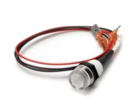 AutoMeter WARNING LIGHT; PANEL MOUNT; WHITE