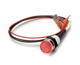 AutoMeter WARNING LIGHT; PANEL MOUNT; RED