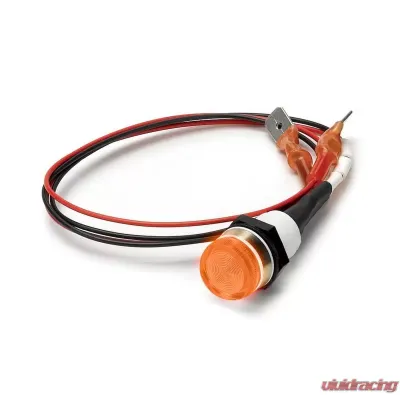AutoMeter WARNING LIGHT; PANEL MOUNT; AMBER - ST538