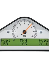 AutoMeter STREET DASH White 0-8K RPM Gauge 7.5" with Black Bezel and LED Lighting                                     - ST8130-B-UK - Image 6