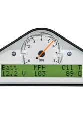 AutoMeter STREET DASH White 0-8K RPM Gauge 7.5" with Black Bezel and LED Lighting                                     - ST8130-B-UK - Image 5