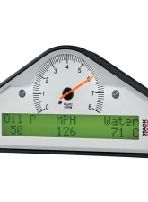 AutoMeter STREET DASH White 0-8K RPM Gauge 7.5" with Black Bezel and LED Lighting                                     - ST8130-B-UK - Image 3
