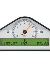AutoMeter STREET DASH White 0-8K RPM Gauge, 7.5 in. Analog/Digital Display, Universal Fit                                     - ST8130-B-EC - Image 3