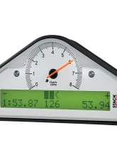 AutoMeter STREET DASH White 0-8K RPM Gauge, 7.5 in. Analog/Digital Display, Universal Fit                                     - ST8130-B-EC - Image 3