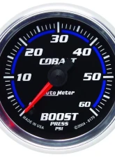 AutoMeter GAUGE; BOOST; 2 1/16in.; 60PSI; DIGITAL STEPPER MOTOR; COBALT                                     - 6170 - Image 2
