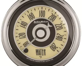 AutoMeter GAUGE; WATER TEMP; 2 1/16in.; 260deg.F; DIGITAL STEPPER MOTOR; CRUISER AD