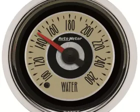 AutoMeter GAUGE; WATER TEMP; 2 1/16in.; 260deg.F; DIGITAL STEPPER MOTOR; CRUISER