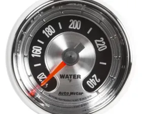 AutoMeter GAUGE; WATER TEMP; 2 1/16in.; 240deg.F; MECH; AMERICAN MUSCLE